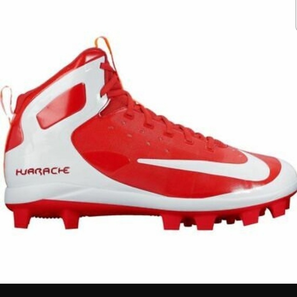 red nike baseball cleats youth